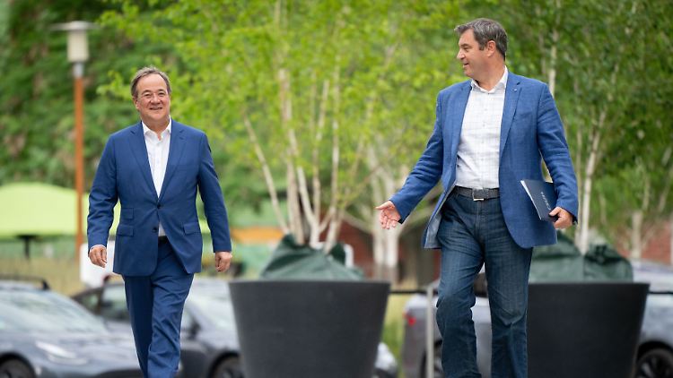 Armin Laschet und Markus Söder setzen auf demonstrative Geschlossenheit.