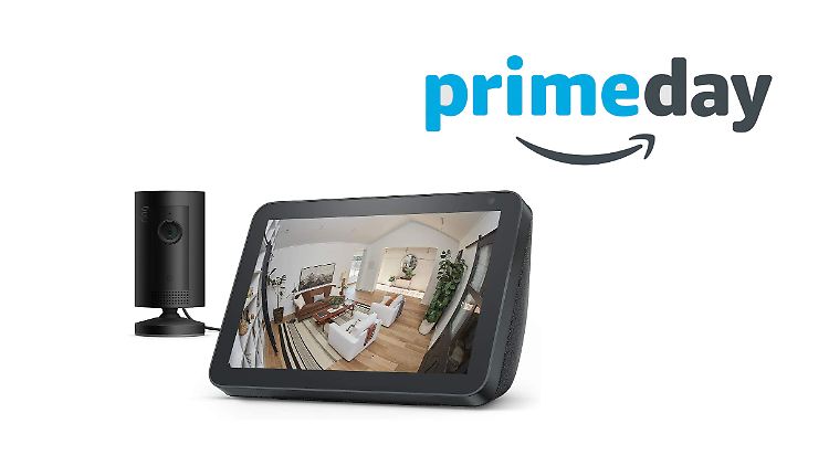 Echo Show 8 im Prime-Day-Bundle mit Ring Indoor Cam