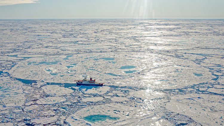 Im Frühjahr 2020 registrierten die Forscher, die mit der "Polarstern" in der Arktis unterwegs waren, einen Rekord-Ozonverlust.