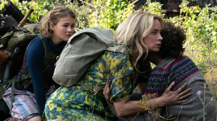 Gelingt es Evelyn (Emily Blunt) ihre Familie durchzubringen?