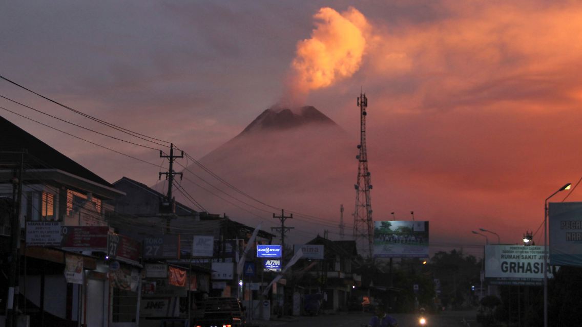 Der Merapi auf Java.