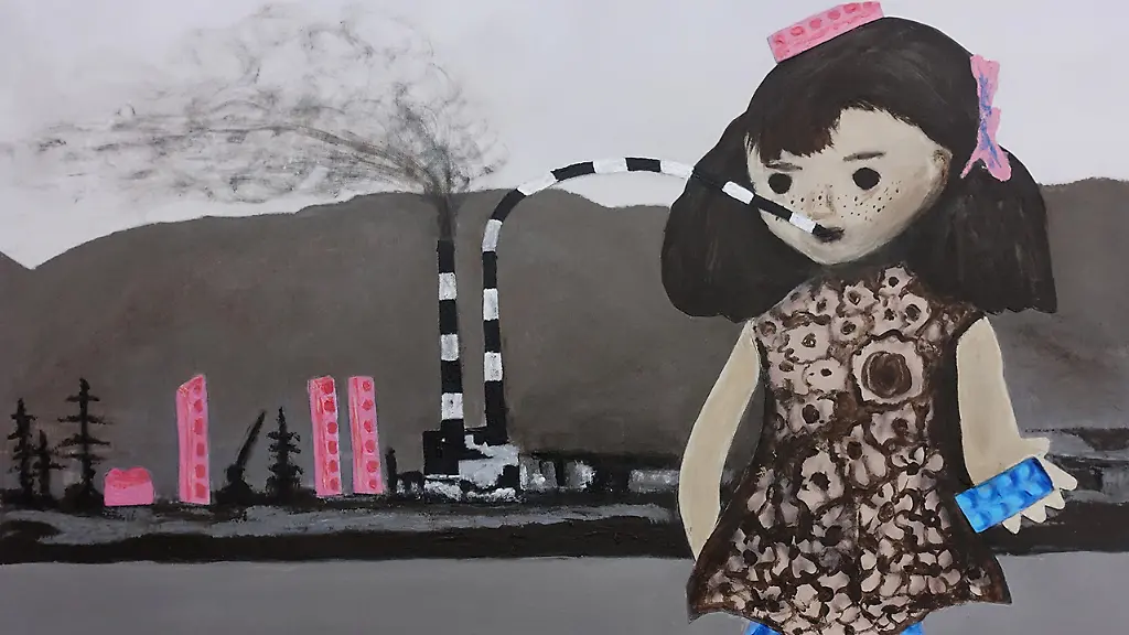 UN-HAPPY-MEAL-Acrylic-Mix-Media-20x14-in-50x35-cm-Berlin-Germany-2024