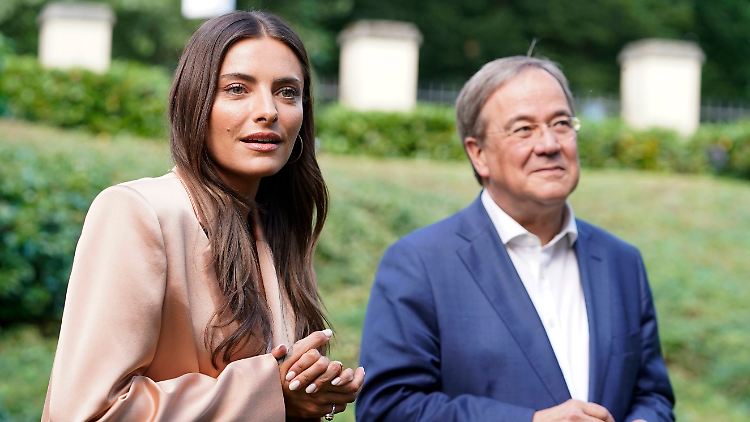 Zwei CDU-Urgesteine: Sophia Thomalla und Armin Laschet.