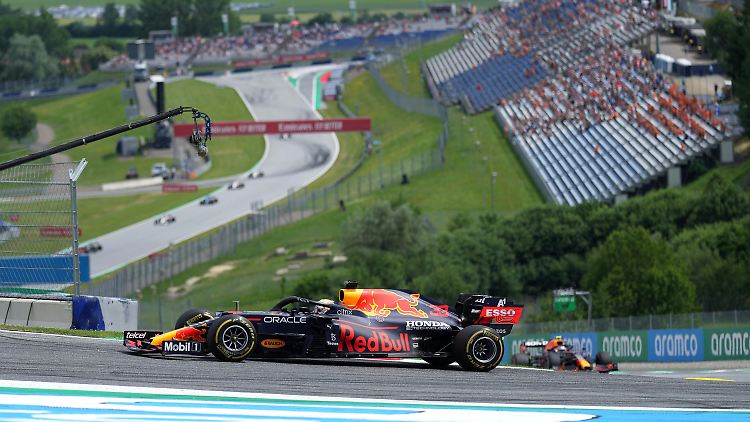 Max Verstappen obenauf.