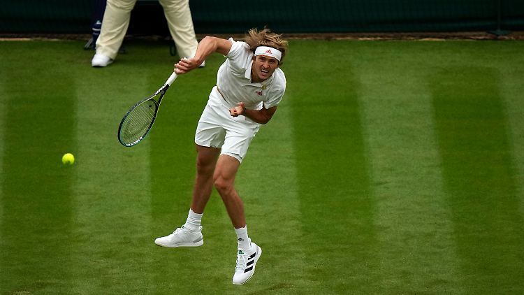 Der Aufschlag ist eine Waffe von Alexander Zverev.