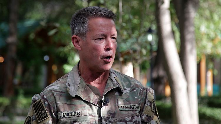 Eskalation auch in letzter Minute: US-General Miller warnt die Taliban vor Gewaltsexzessen.