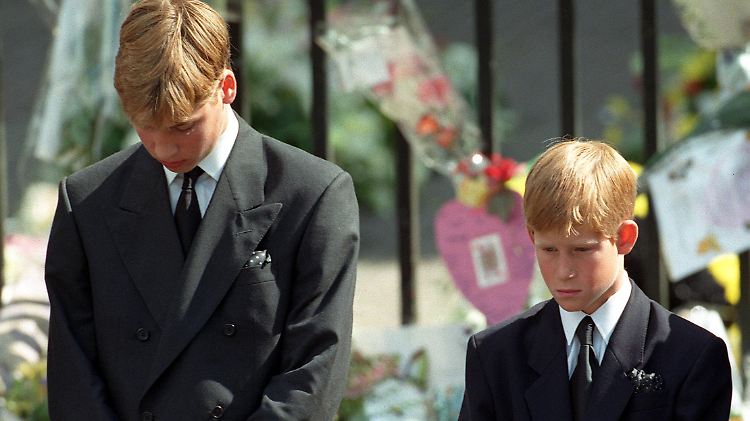 Das Bild der trauernden Brüder bei der Beisetzung von Lady Diana ging um die Welt.