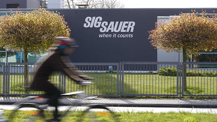 Firmenzentrale des Waffenherstellers Sig Sauer in Eckernförde.