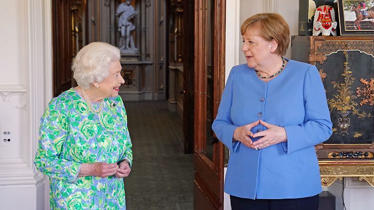 Eins von vielen Treffen und doch historisch: Als Kanzlerin wird Merkel Queen Elisabeth nie mehr besuchen.