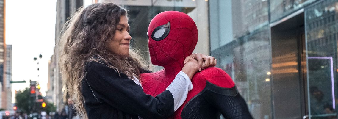 Am Set zu "Spider-Man": Zendaya als Michelle und Tom Holland als Peter Parker.