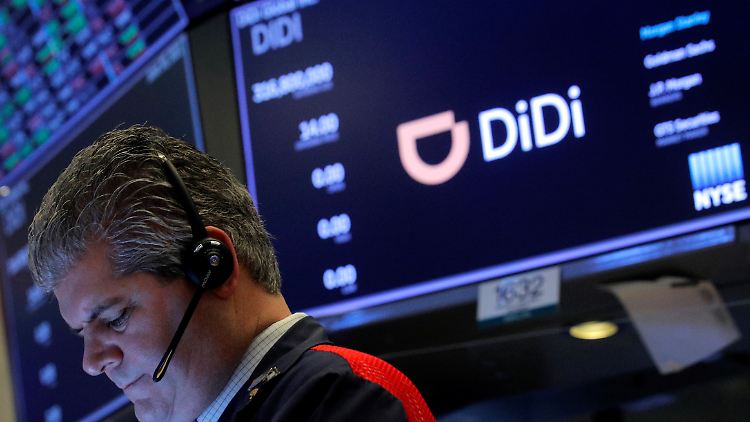Didi war erst am Mittwoch in New York an die Börse gegangen. 