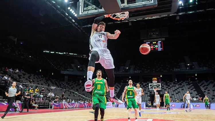 NBA-Profi Moritz Wagner war mit 28 Punkten bester deutscher Werfer.