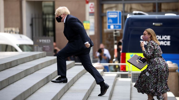 Johnson hat es eilig.