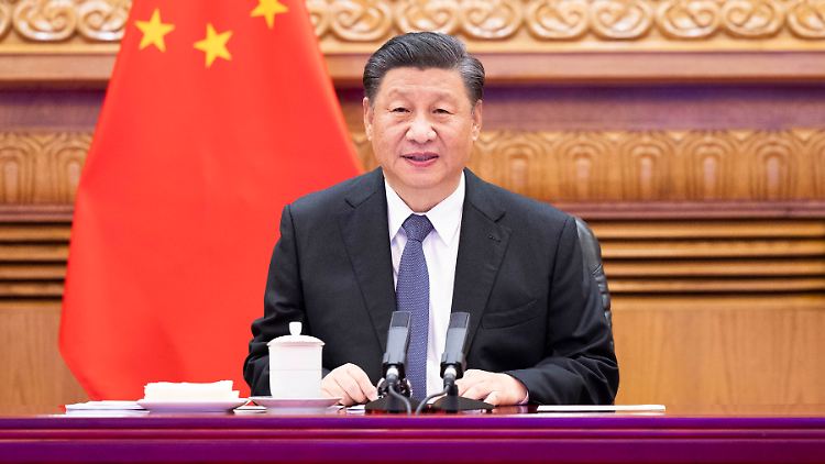 Chinas Staatschef Xi ruft zum "Aufbau einer Gemeinschaft" gegen die USA auf.