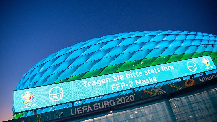 Auch in der Münchner Arena durften während der EM Fans ins Stadion.