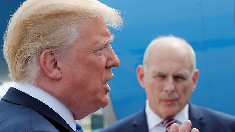 Trump und Kelly, im Jahr 2018