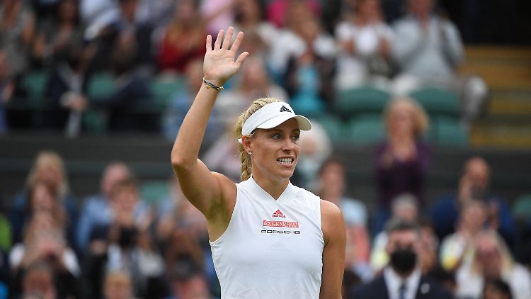 Angelique Kerber ist glücklich in Wimbledon.
