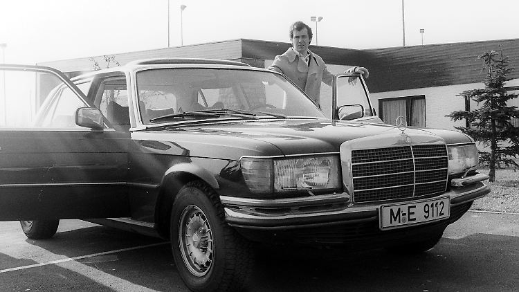 "Schwer wie ein Panzer", aber voller Erinnerungen: der alte Mercedes von Franz Beckenbauer.