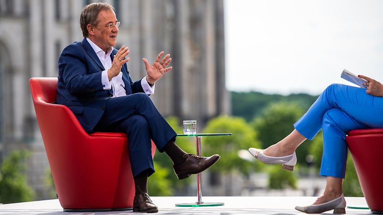 Armin Laschet hält die Union auch beim Klimaschutz für ambitioniert.