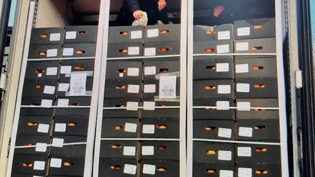 Kurz-vor-der-deutschen-Grenze-bei-Aachen-auf-belgischem-Gebiet-hat-die-Bundespolizei-zwei-mutmasslich-geschleuste-junge-Maenner-aus-einem-Transporter-befreit-Der-Fahrer-war-durch-Klopfgeraeusche-aufmerksam-geworden