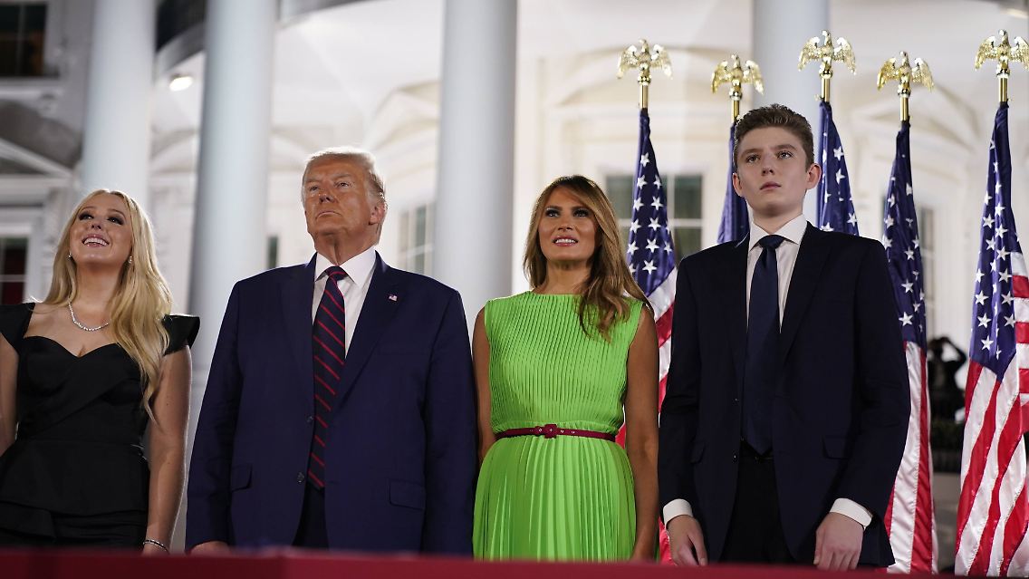 Die Trumps: Tiffany, Donald, Melania, Barron