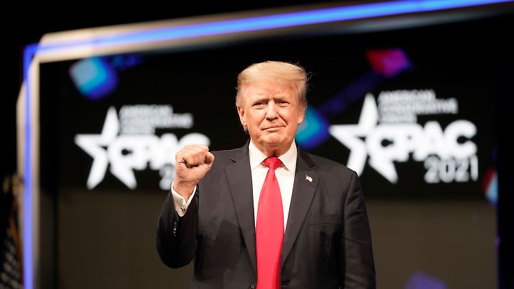 Bedankte sich artig für seine Zustimmung: Donald Trump.