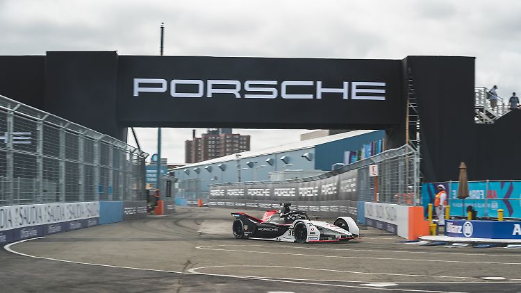 Adnré Lotterer aus Deutschland holte beim Rennen 10  in New York den achten Platz.
