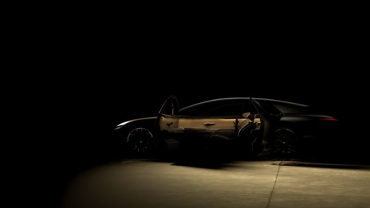 Audi gewährt einen ersten Blick auf seine kommende E-Limousine.