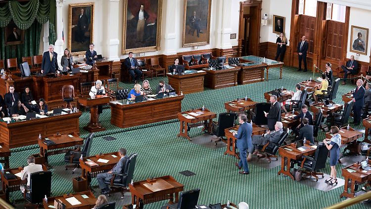 Hier sollte eigentlich abgestimmt werden: das texanische Parlament in Austin.