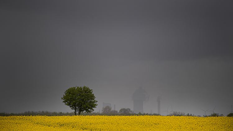 In Bayern hatte Starkregen für vollgelaufene Keller gesorgt.