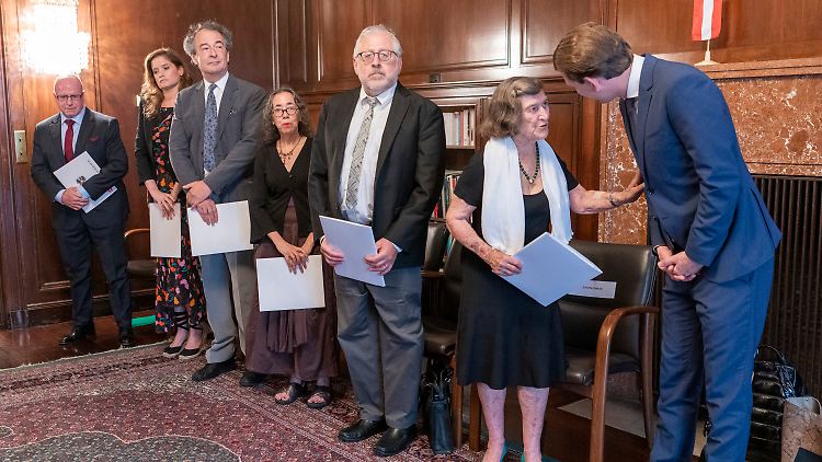 Österreich wolle ein verlässlicher Partner für die Hinterbliebenen von NS-Opfern sein, sagt Kanzler Kurz in New York.