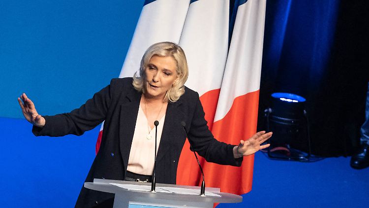 Würde lieber enger mit den Briten zusammenarbeiten: Marine Le Pen.