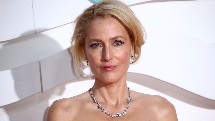 Hat es gern bequem: Gillian Anderson.