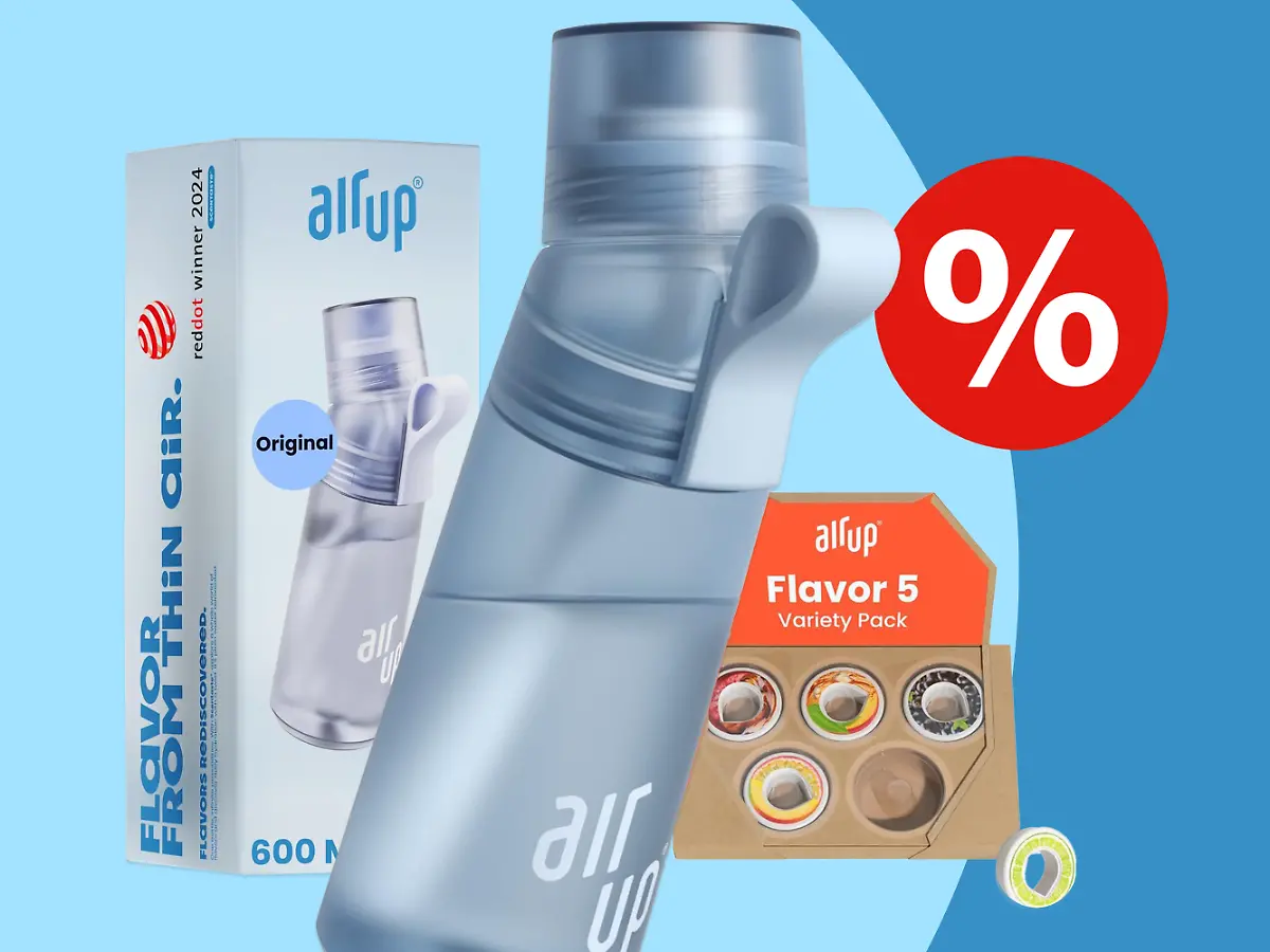 Air-up-Trinkflasche: Dieser Bestpreis schmeckt!