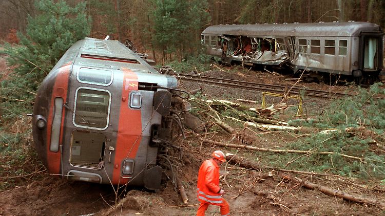 Orkan "Daria" hinterließ 1990 eine Schneise der Verwüstung (hier in Hessen).