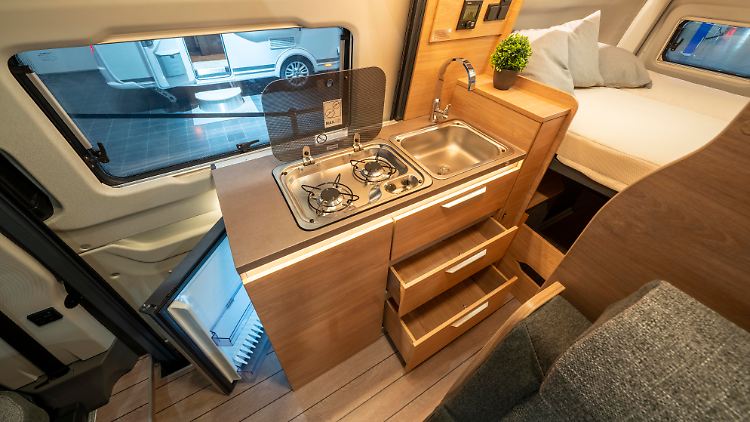 Knaus Boxdrive 600XL Küche.