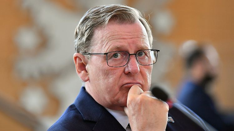 Thüringens Ministerpräsident Ramelow führt derzeit eine rot-rot-grüne Minderheitskoalition.