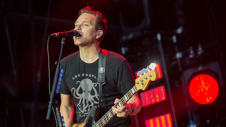 Freut sich über die "bestmöglichen Neuigkeiten": Sänger Mark Hoppus.
