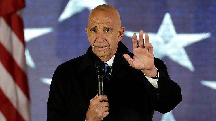 Tom Barrack bei der Vereidigung Trumps im Januar 2017.