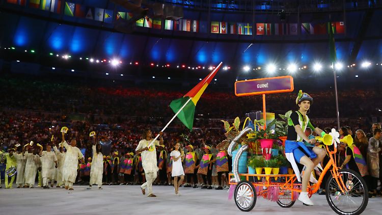 2016 in Rio war die olympische Mannschaft von Guinea mit fünf Athletinnen und Athleten am Start.