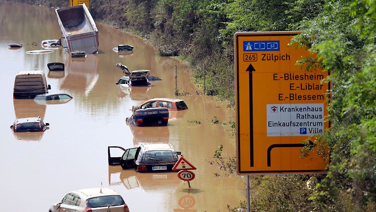 Bereits die Hochwasser-Katastrophe im Erftkreis 2021 wird als mögliche Folge des Klimawandels gesehen.