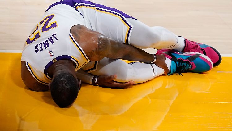 Superstar LeBron James verpasste nach einer Sprunggelenksverletzung gleich 27 Spiele.