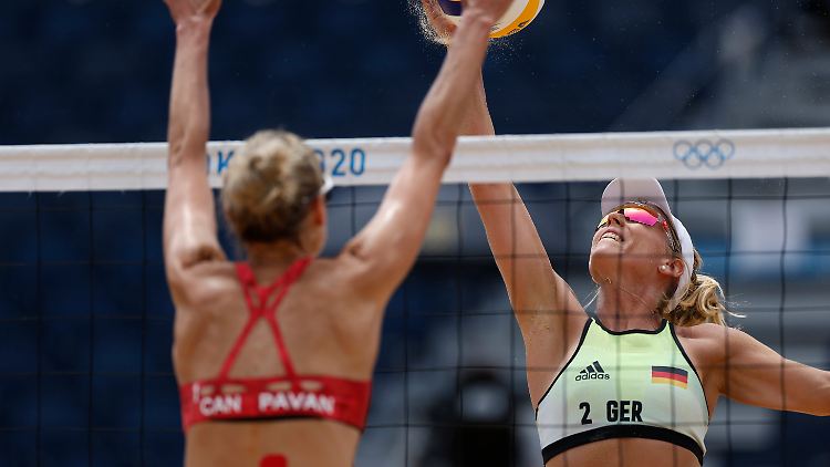 Karla Borger und ihre Partnerin Julia Sude kassieren die zweite Niederlage.
