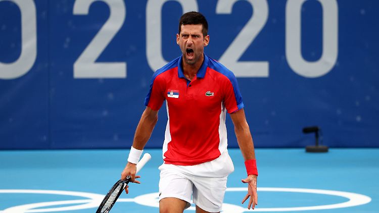 Gnadenlos: Der vom Erfolg besessene Novak Djokovic ringt auch Jan-Lennard Struff nieder.