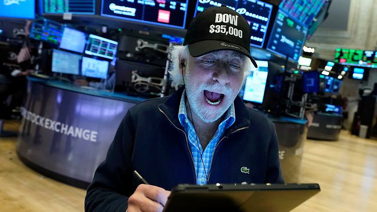 Der Dow Jones legte erneut zu.
