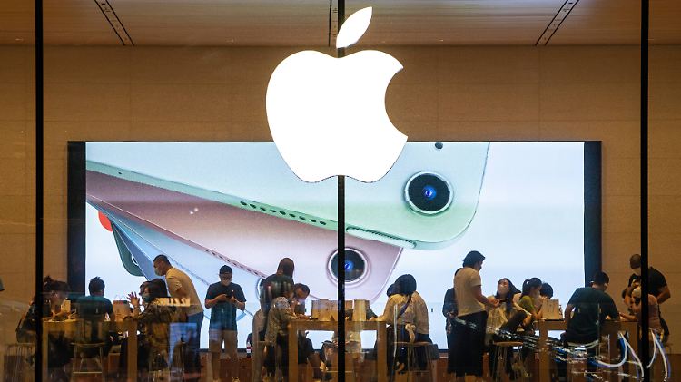 In den Apple-Stores war auch im Frühsommer viel los. 