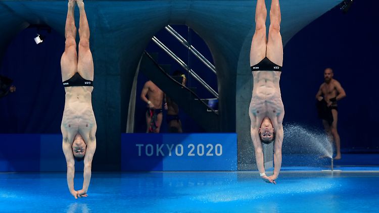 Patrick Hausding (links) und Lars Rüdiger schnappen sich Bronze in Tokio.