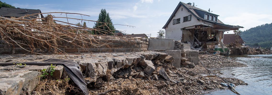 Viele Häuser sind nach der Flut unbewohnbar.