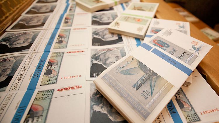 15 Milliarden Ersatz-D-Mark lagerten im Bundesbank-Bunker.