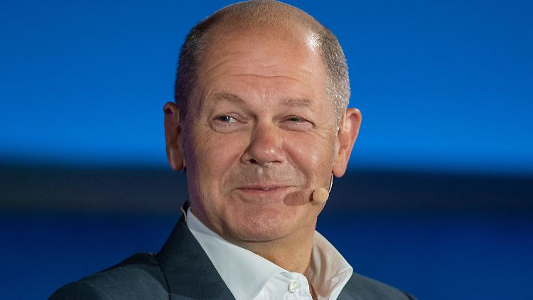 "Ich möchte gerne Bundeskanzler der Bundesrepublik Deutschland werden", sagt Olaf Scholz.